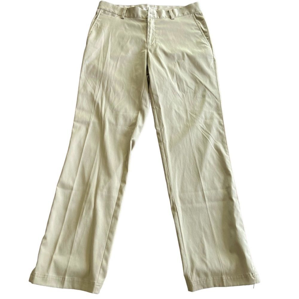 Nike Men’s Tan Golf Dri-Fit Athletic Performance Pants, 30x30, Medium